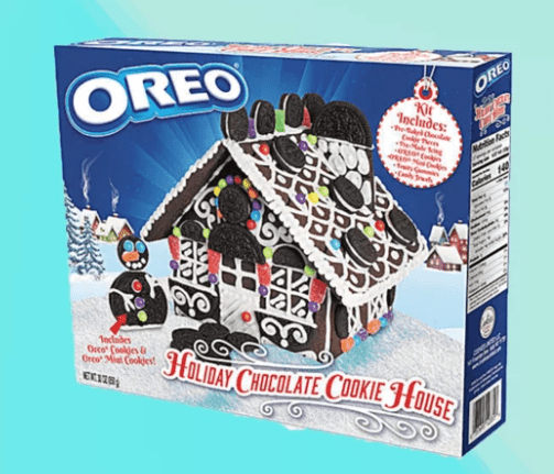 An Oreo cookie house is better than a gingerbread&nbsp;house