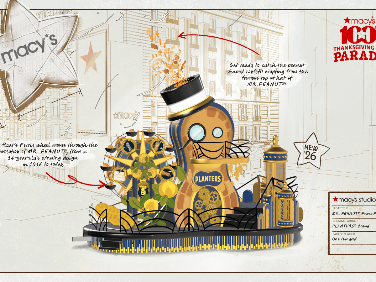 Mr. Peanut is back for the Macy’s Thanksgiving Day&nbsp;Parade