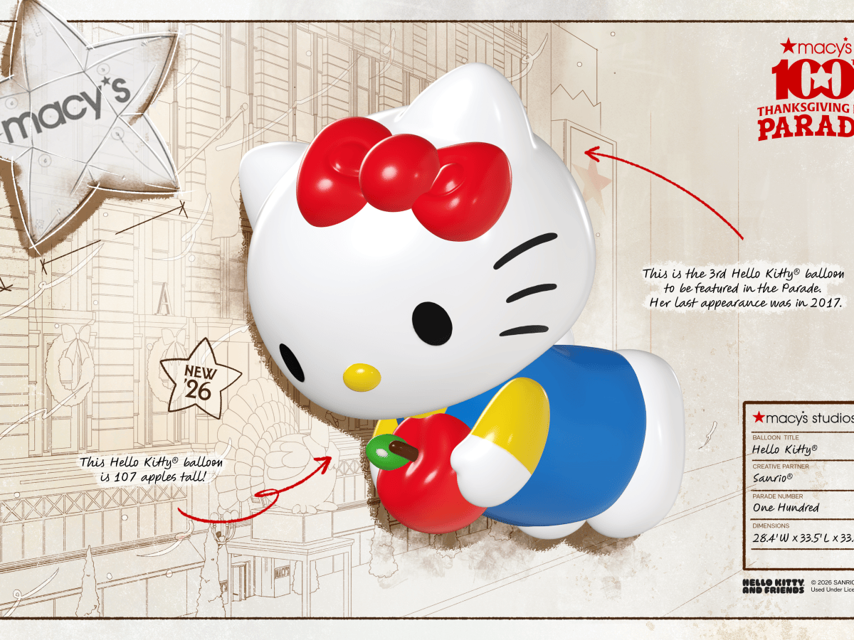 Hello Kitty returns to Macy’s Thanksgiving Day Parade with new&nbsp;balloon